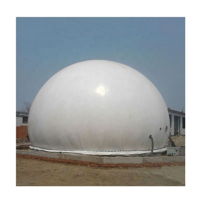 Contenedor de almacenamiento de gas de doble membrana flexible y anticorrosión con material PES/PVC/PDFE