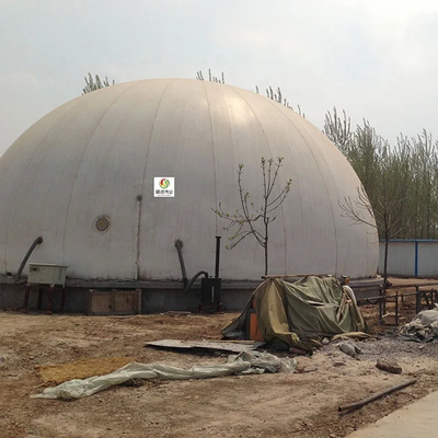 Control automático de contenedor de biogás resistente a la corrosión para la industria de aguas residuales