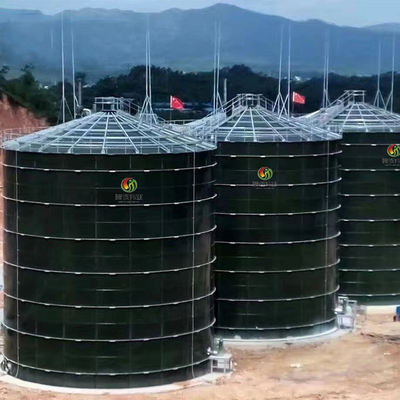 Q235B Tanque de digestión anaeróbica de placa de acero para granjas de pollos