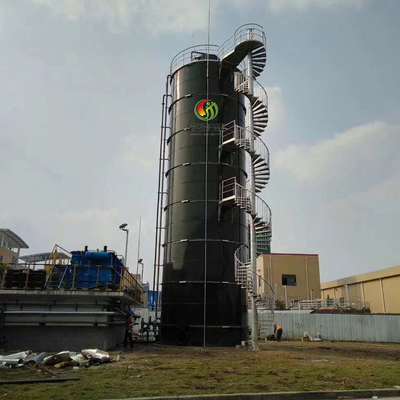 Q235B Tanque de digestión anaeróbica de placa de acero para granjas de pollos