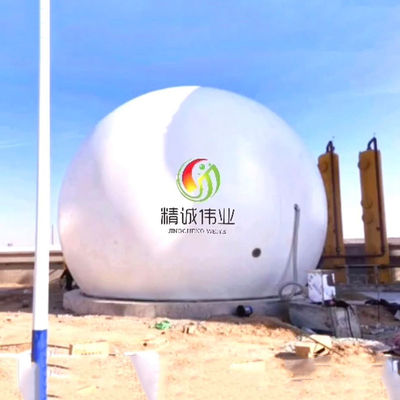 El tanque de almacenamiento del biogás de la planta de embotellamiento del biogás de la planta del biogás del globo