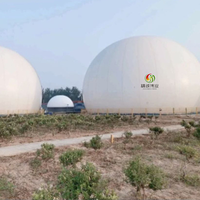 Instalar un contenedor de biogás para biogás y equipos de tratamiento de aguas residuales