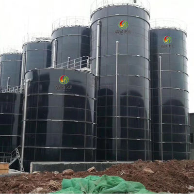 Proyecto verde de la planta del biogás de la digestión anaerobia para el pueblo de la ciudad de la ciudad