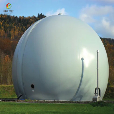 El tanque de almacenamiento del biogás de la planta de embotellamiento del biogás de la planta del biogás del globo