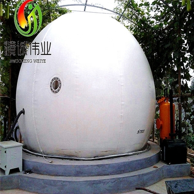 Tanque de gas metano anticorrosión PES/PVC/PDFE para almacenamiento en forma redonda