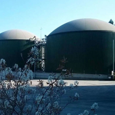 Proyecto de planta de biogás de energía renovable que utiliza la digestión anaeróbica