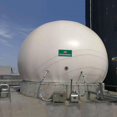 Tenedor del biogás de la membrana del doble del control automático con la reacción anaeróbica