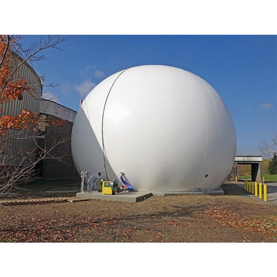 Contenedor de biogás de material PES PVC PDFE antióxido para gas de almacenamiento
