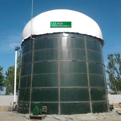 0.5-2.0 mm Tanque de digestión anaeróbica para instalación en el sitio