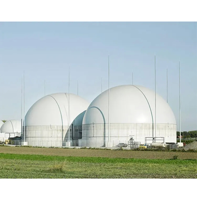 Contenedor de biogás de material PES PVC PDFE antióxido para gas de almacenamiento