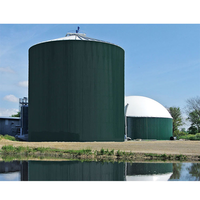 Reactor anaeróbico de vidrio fundido en acero para residuos agrícolas / residuos de aceite de palma
