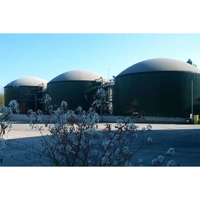 Reactor anaeróbico de vidrio fundido en acero para residuos agrícolas / residuos de aceite de palma