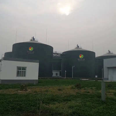 El tanque de digestión anaerobia del proyecto de la planta del biogás del globo del gas de N2O Gobar