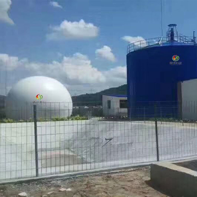 Contenedor de biogás de control automático para biogás y aguas residuales fácil de instalar