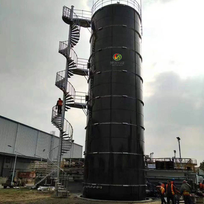 Digestión combinada del barro anaerobio del flujo ascendente del reactor de la digestión anaerobia