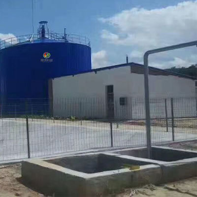 Planta comercial granular ampliada del biogás del tratamiento de aguas residuales de la cama EGSB del barro