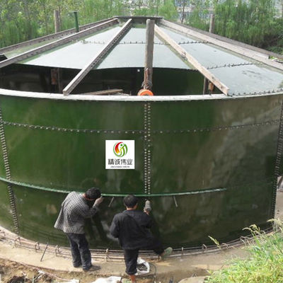 Planta comercial granular ampliada del biogás del tratamiento de aguas residuales de la cama EGSB del barro