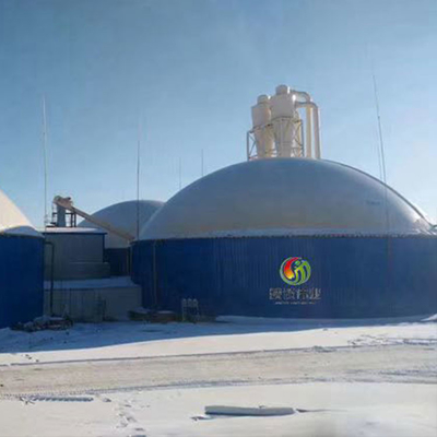 Reactor combinado del barro anaerobio del flujo ascendente del proyecto de la planta del biogás del tanque de UASB