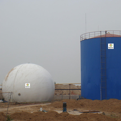 Bio tenedor de gas del reactor del biogás de gas del tenedor del digestor residencial anaerobio del metano