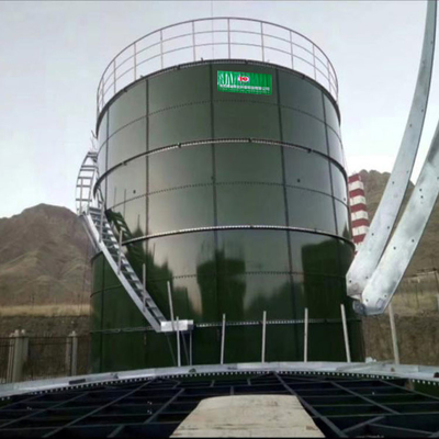 el tanque anaerobio CSTR del digestor 800m3 avanzó el tanque inútil del biogás del digestor
