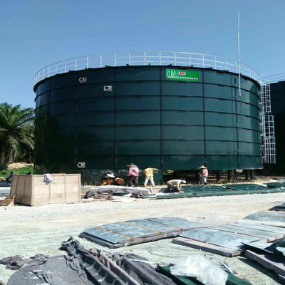 el tanque anaerobio CSTR del digestor 800m3 avanzó el tanque inútil del biogás del digestor